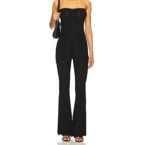 DEVON WINDSOR Revolve Black Timmy Pant & Tiffany Top NWT

Size S Top, M Bottoms